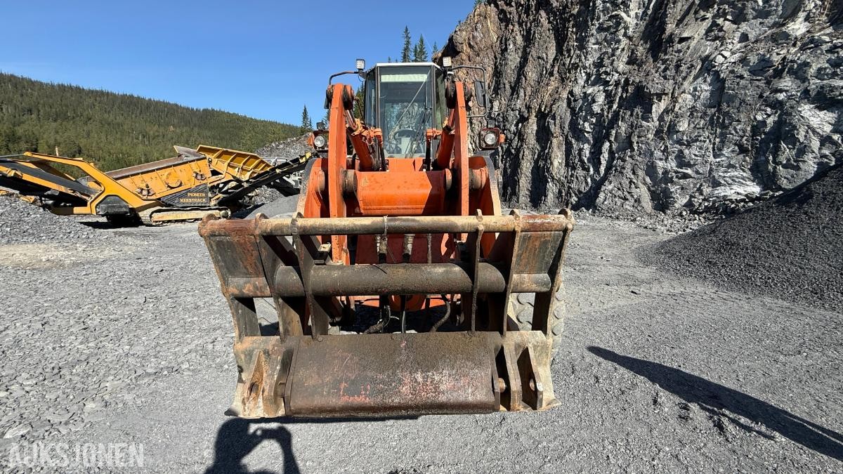 1995 Fiat-Hitachi FR130.2 hjullaster m/ Gjerstad frontskuff - 9 256 timer