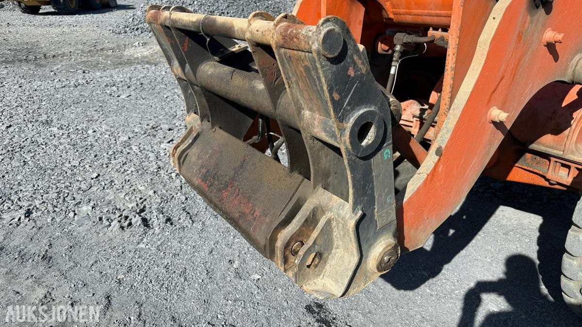 1995 Fiat-Hitachi FR130.2 hjullaster m/ Gjerstad frontskuff - 9 256 timer