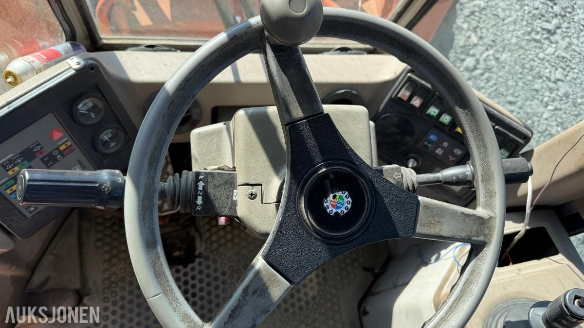 1995 Fiat-Hitachi FR130.2 hjullaster m/ Gjerstad frontskuff - 9 256 timer