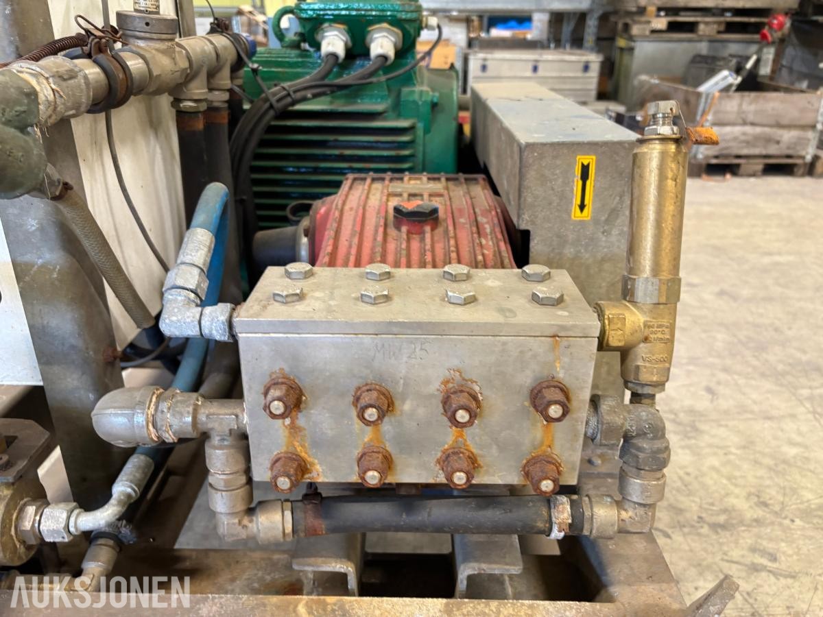 Høytrykkspyler 500 bar / 30 l/min – BEVI elektromotor – høytrykkslange og lanse