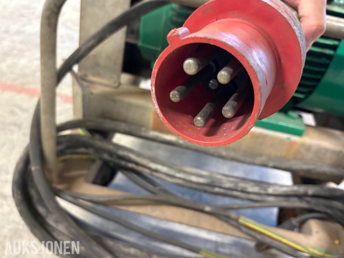 Høytrykkspyler 500 bar / 30 l/min – BEVI elektromotor – høytrykkslange og lanse