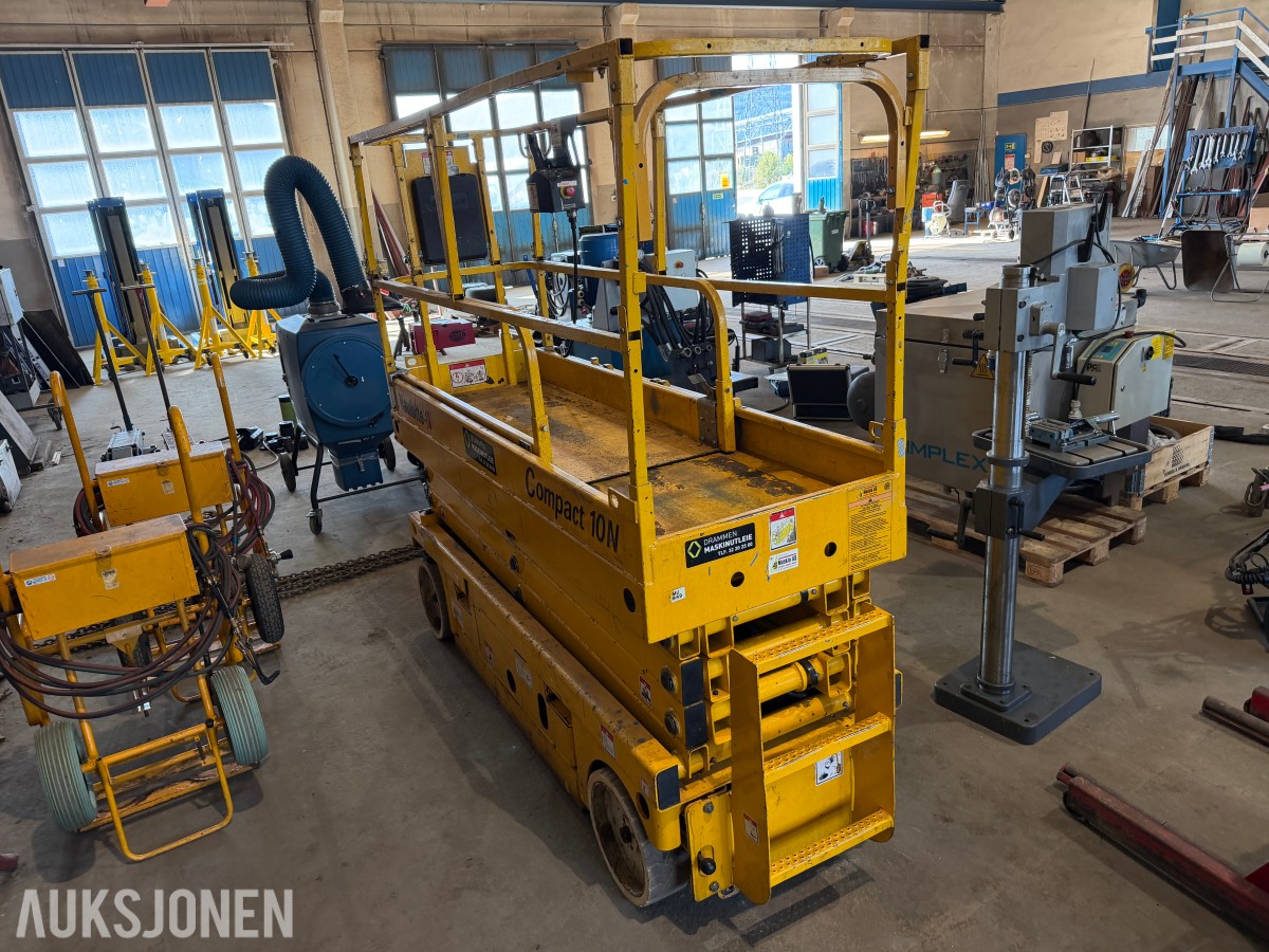 Haulotte Compact 10N Sakselift arbeidshøyde 10 meter