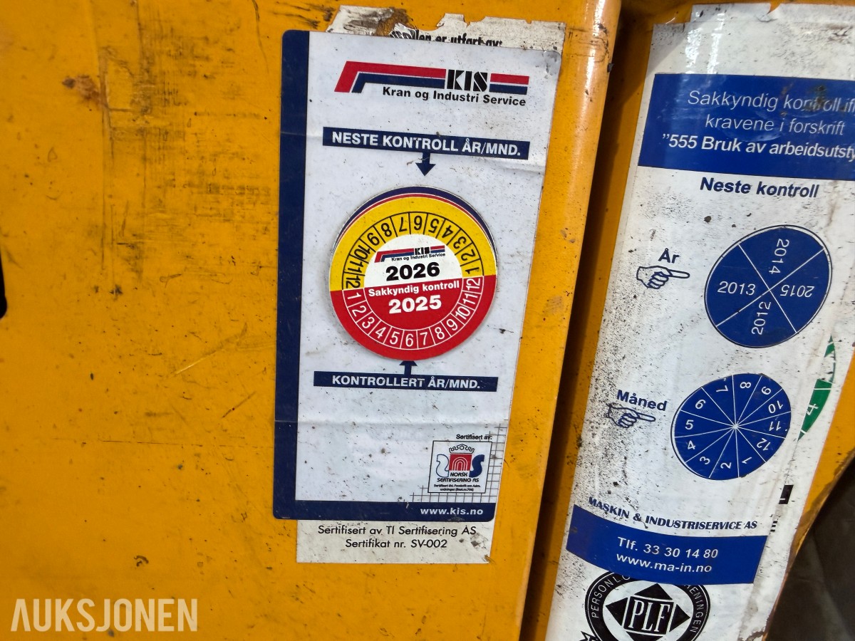 Haulotte Compact 10N Sakselift arbeidshøyde 10 meter
