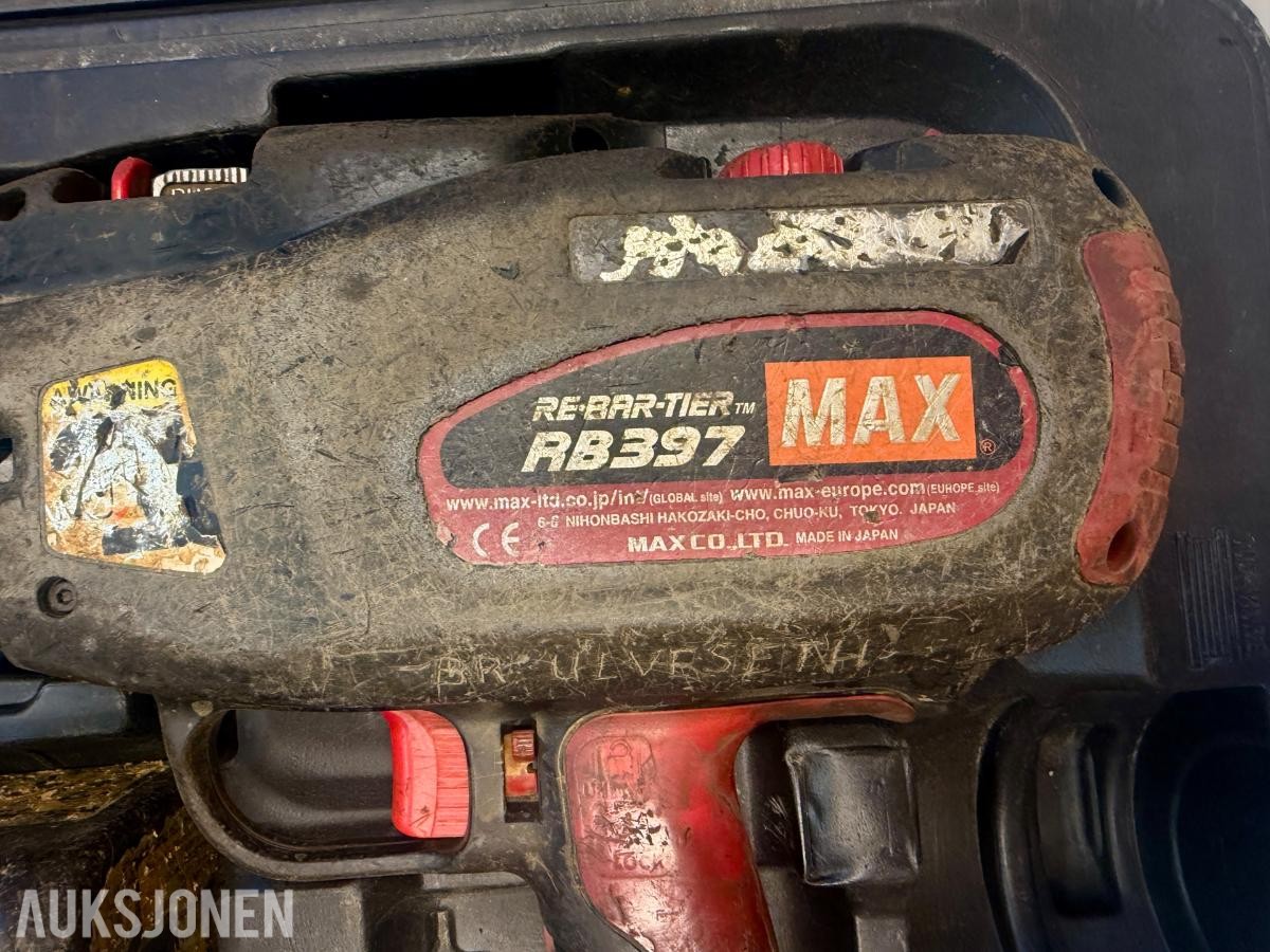 3 stk. MAX RB397 bindemaskiner