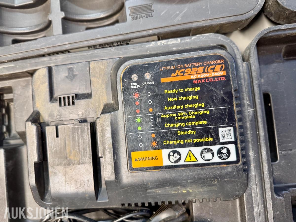 3 stk. MAX RB397 bindemaskiner