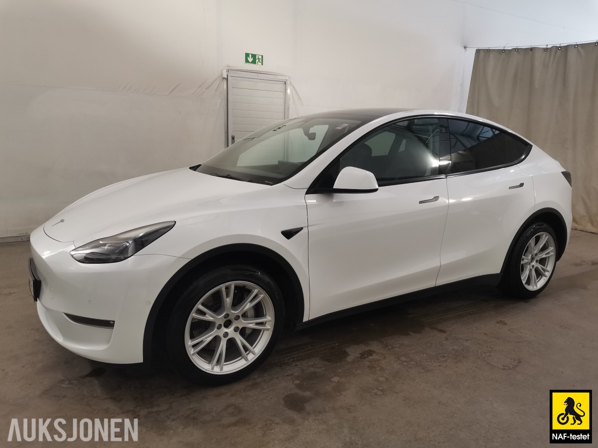 2022 Tesla Model Y LRDM AWD HENGERFESTE PANORAMA PREMIUM LYD & INTERIØR