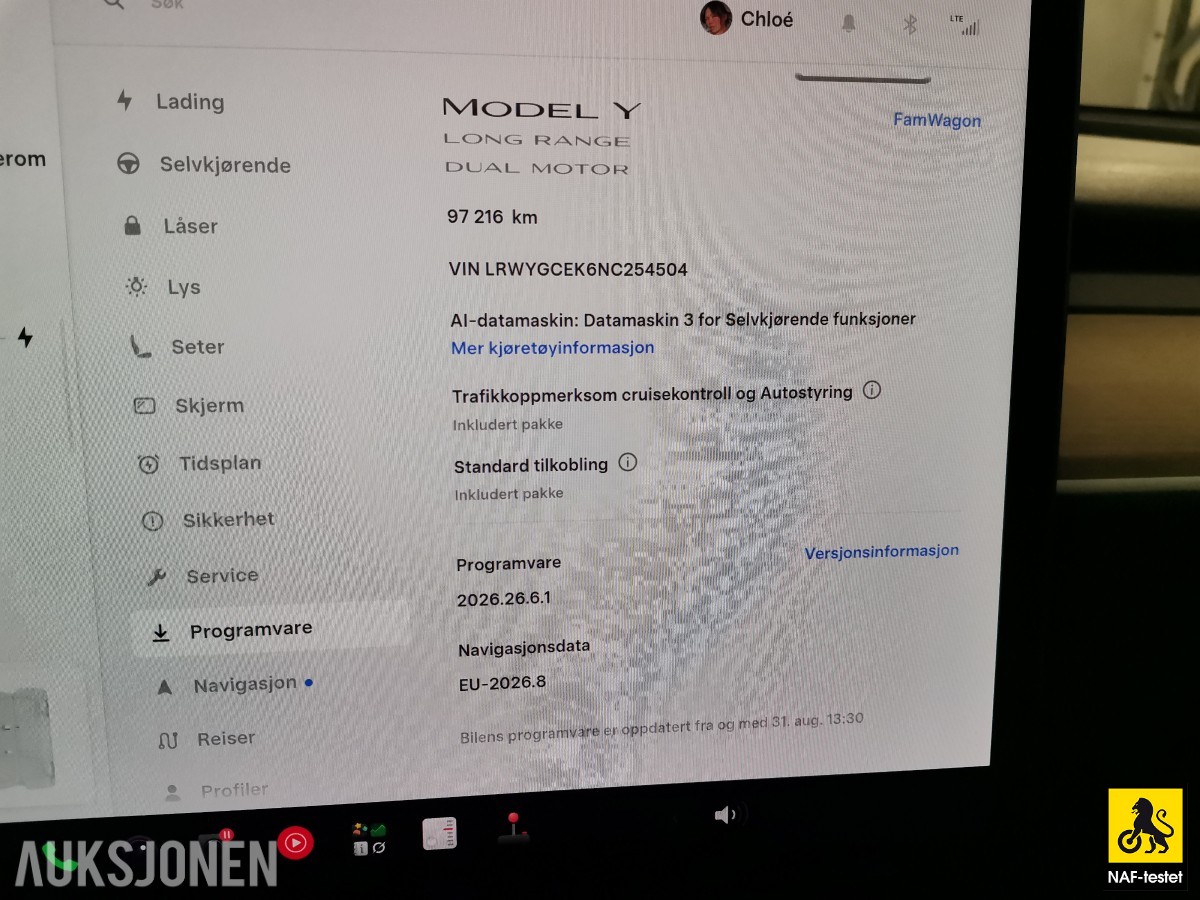 2022 Tesla Model Y LRDM AWD HENGERFESTE PANORAMA PREMIUM LYD & INTERIØR