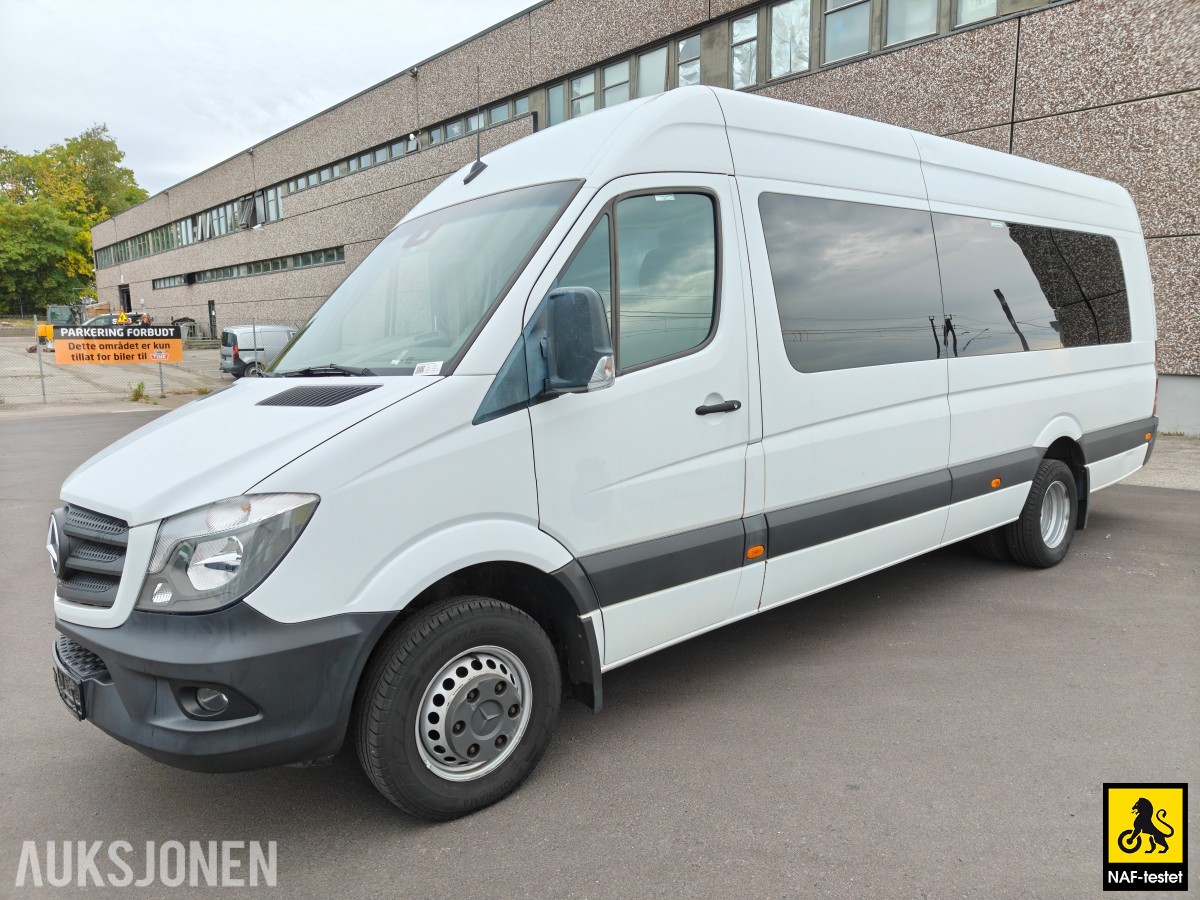 2018 Mercedes-Benz Sprinter 516 CDI 163HK 17-SETER RAMPE HENGERFESTE KAMERA VARMER