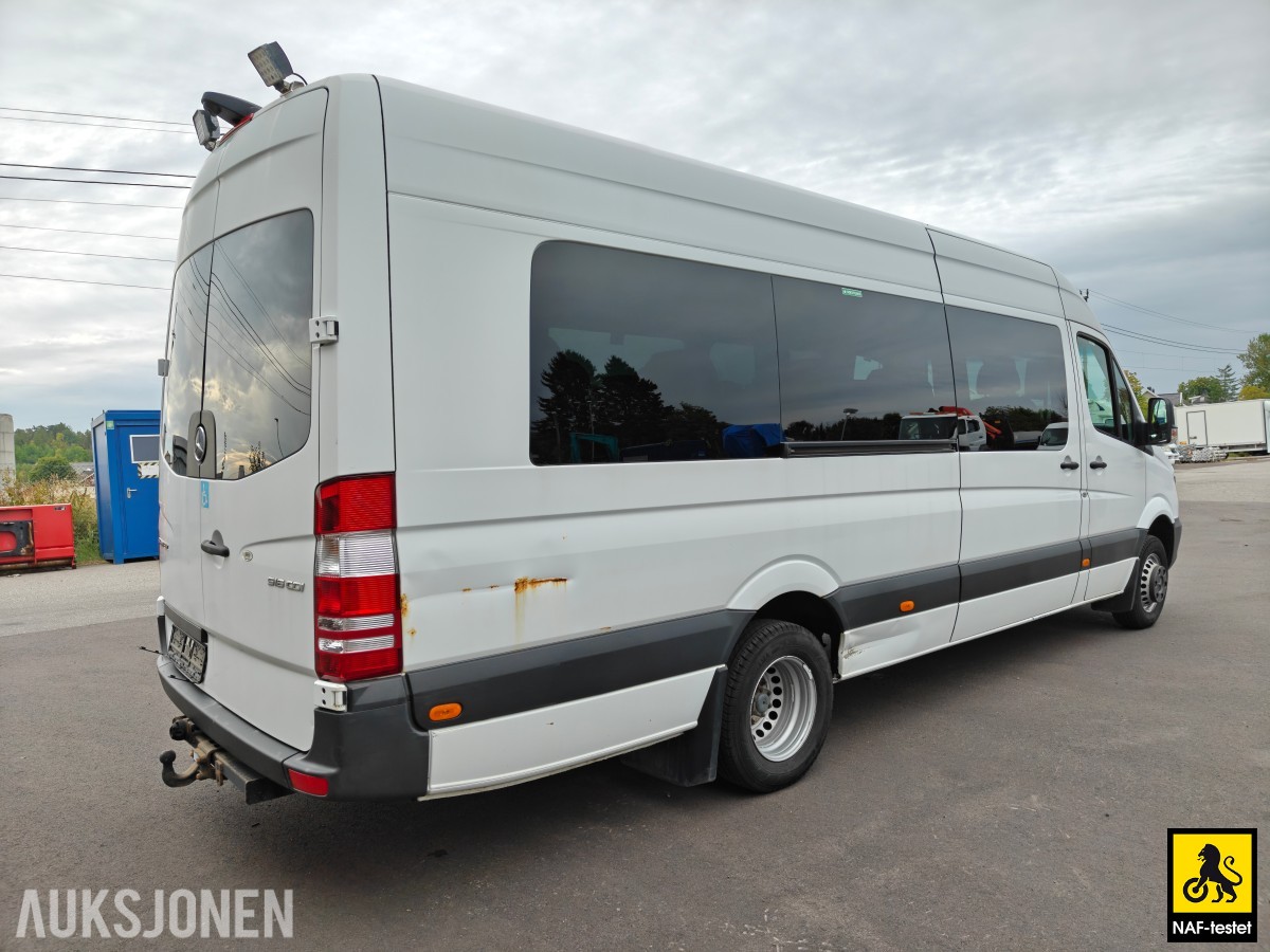 2018 Mercedes-Benz Sprinter 516 CDI 163HK 17-SETER RAMPE HENGERFESTE KAMERA VARMER