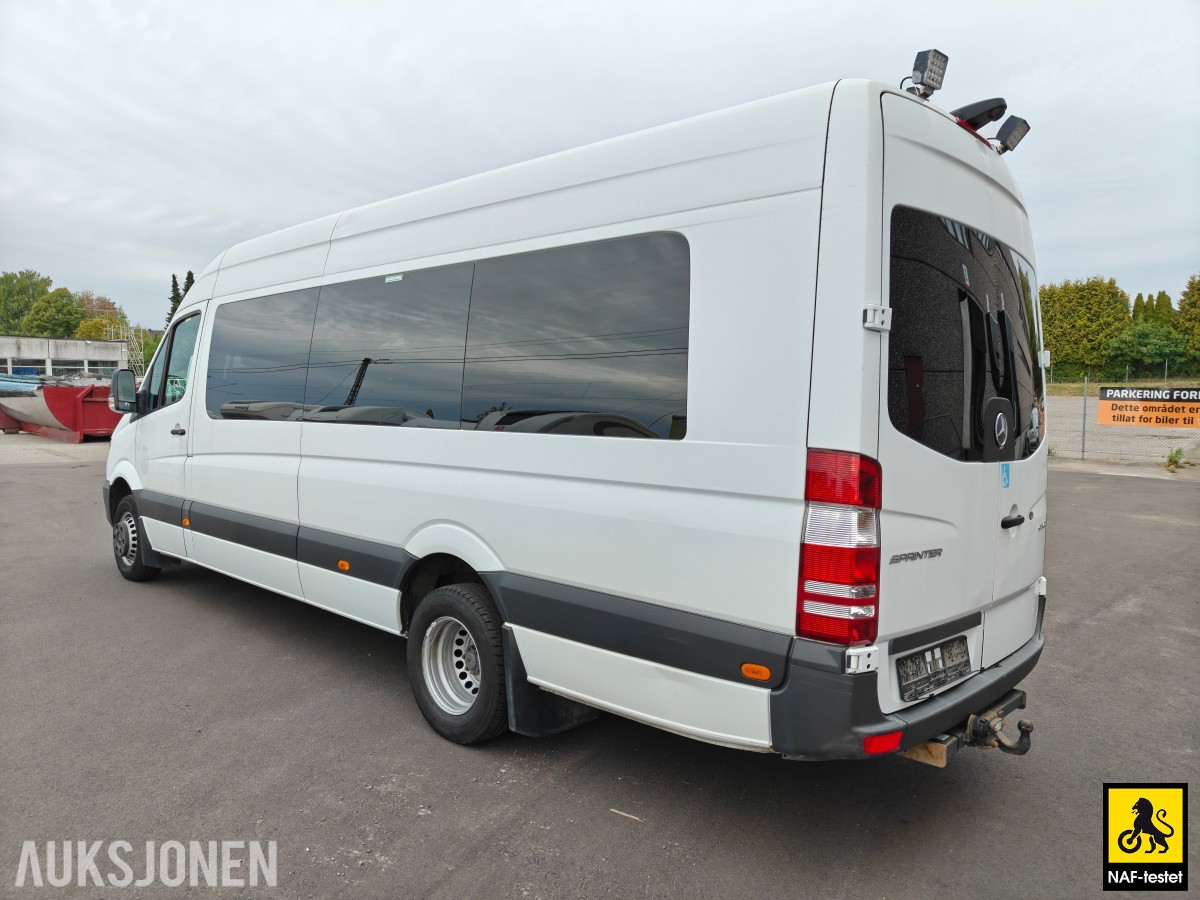 2018 Mercedes-Benz Sprinter 516 CDI 163HK 17-SETER RAMPE HENGERFESTE KAMERA VARMER