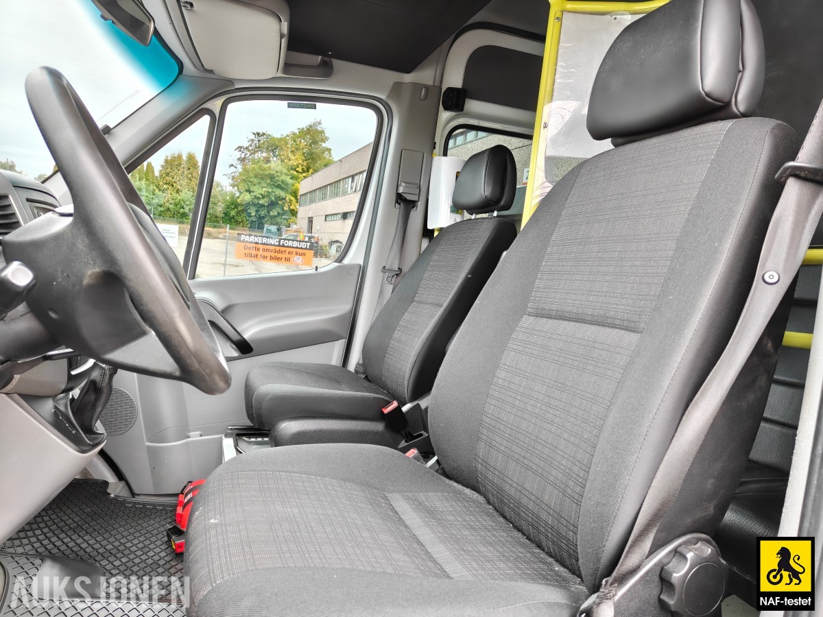 2018 Mercedes-Benz Sprinter 516 CDI 163HK 17-SETER RAMPE HENGERFESTE KAMERA VARMER