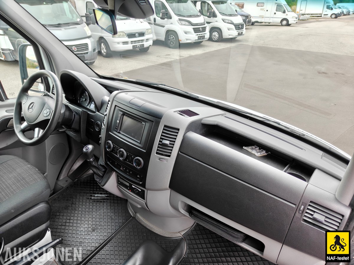 2018 Mercedes-Benz Sprinter 516 CDI 163HK 17-SETER RAMPE HENGERFESTE KAMERA VARMER
