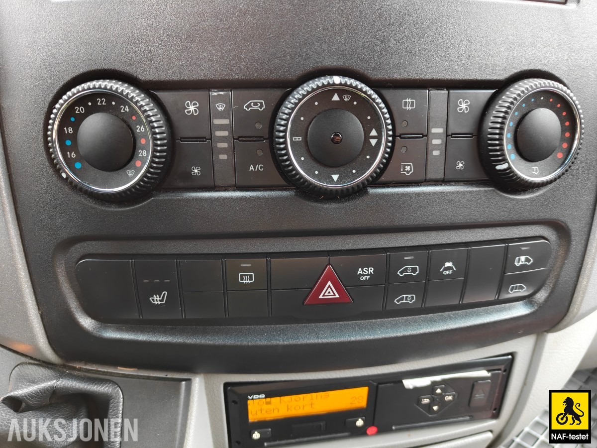 2018 Mercedes-Benz Sprinter 516 CDI 163HK 17-SETER RAMPE HENGERFESTE KAMERA VARMER