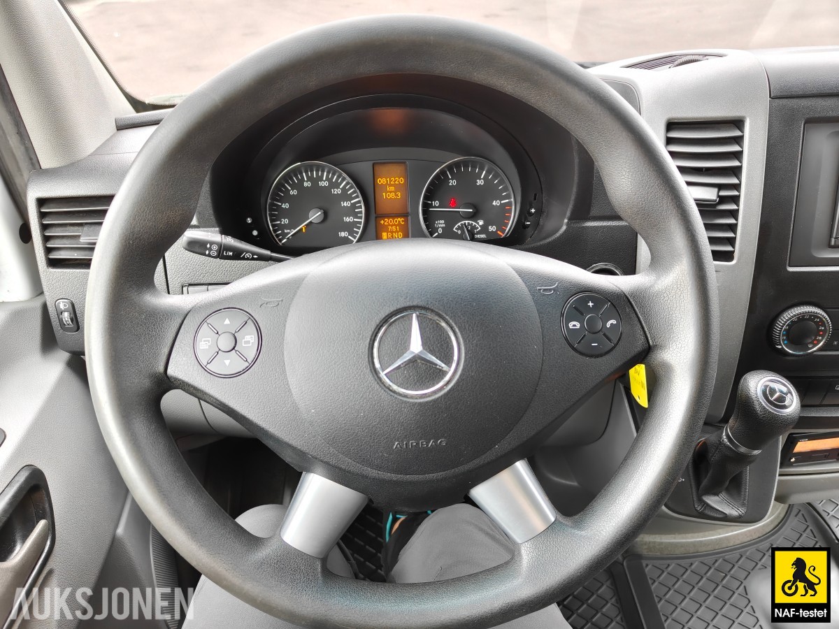 2018 Mercedes-Benz Sprinter 516 CDI 163HK 17-SETER RAMPE HENGERFESTE KAMERA VARMER