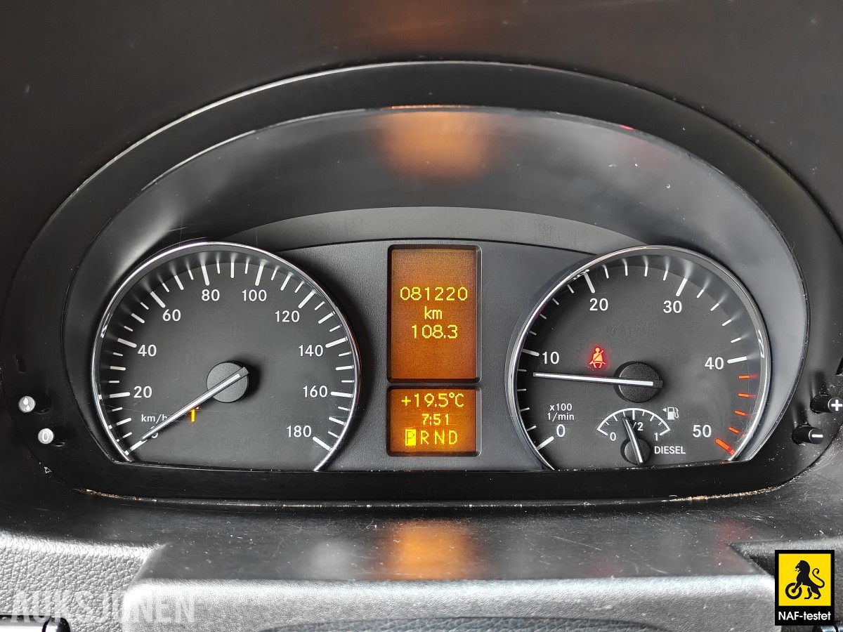 2018 Mercedes-Benz Sprinter 516 CDI 163HK 17-SETER RAMPE HENGERFESTE KAMERA VARMER