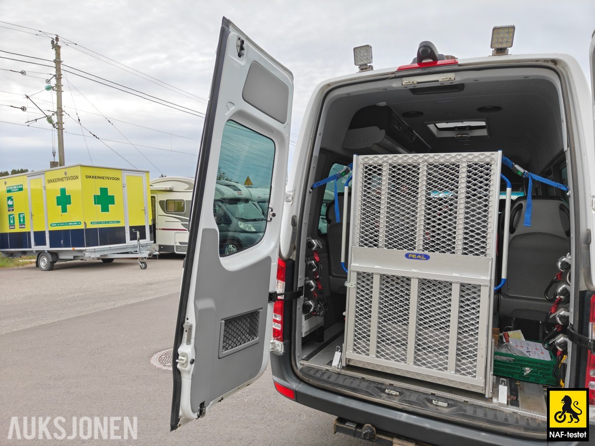 2018 Mercedes-Benz Sprinter 516 CDI 163HK 17-SETER RAMPE HENGERFESTE KAMERA VARMER