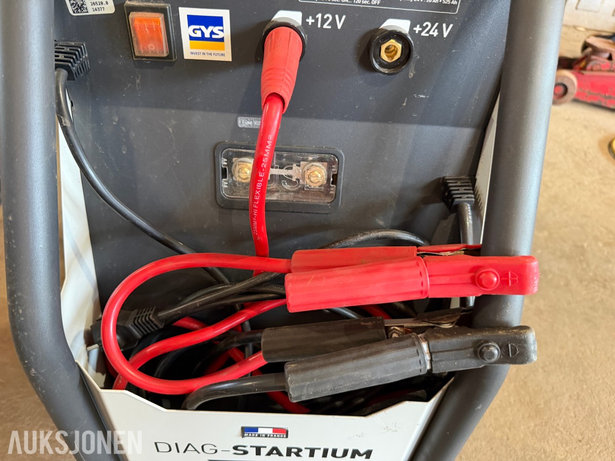 GYS Diag-Startium 60-24 - Intelligent batterilader, starthjelp og diagnoseenhet