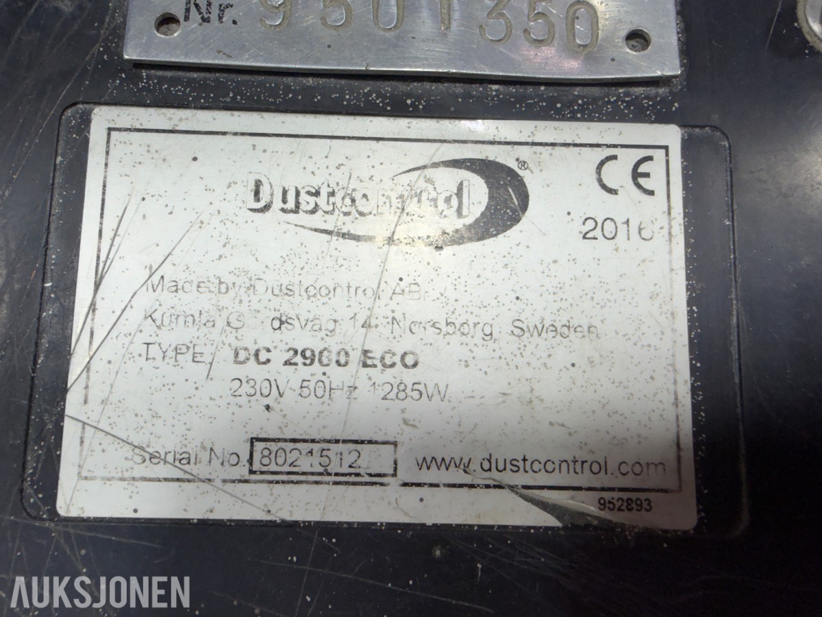 2016 Dustcontrol DC2900 ECO støvutskiller