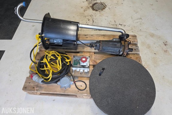 2025 Grix-140M/G skjærende tyggerpumpe 230V med 2000E tank