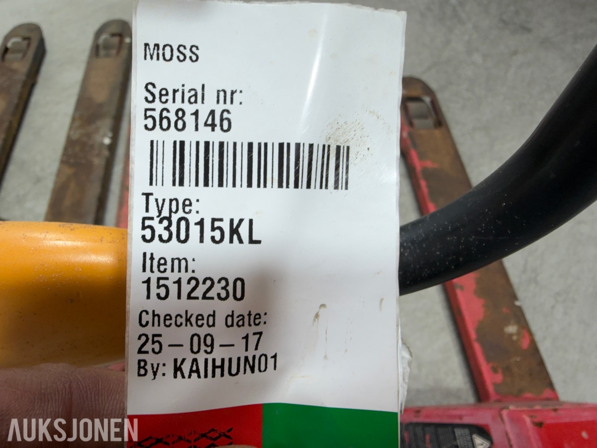 3 stk. jekketralle/palletraller