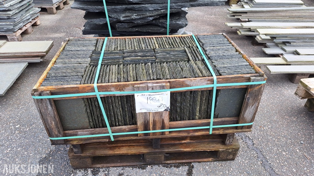 Alta klippet skiferflis – 17,4 m² / 188 stk. – 15-25 mm