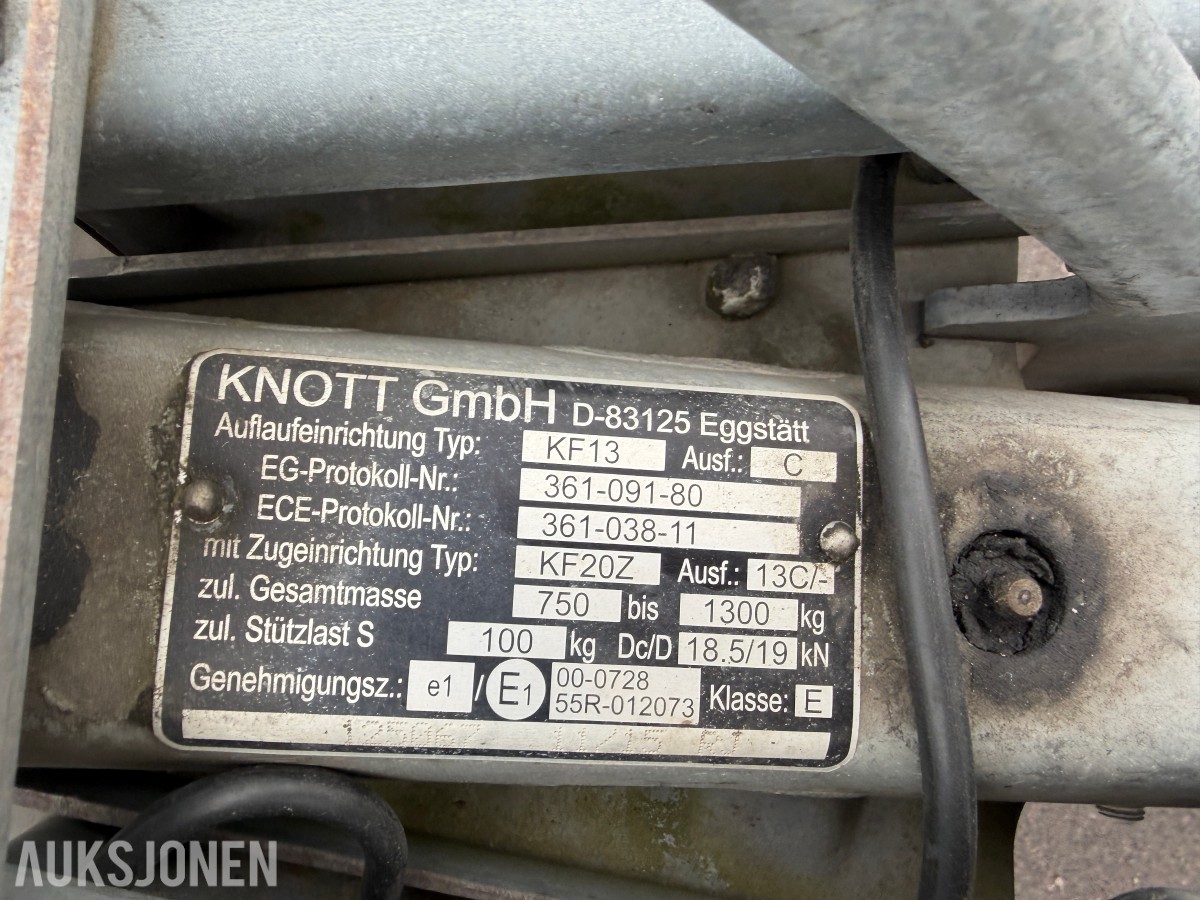 2015 Tysse 6220 Tipphenger med 955 nyttelast