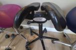 4 stk Salli ergonomiske sadelstoler / arbeidsstoler på hjul