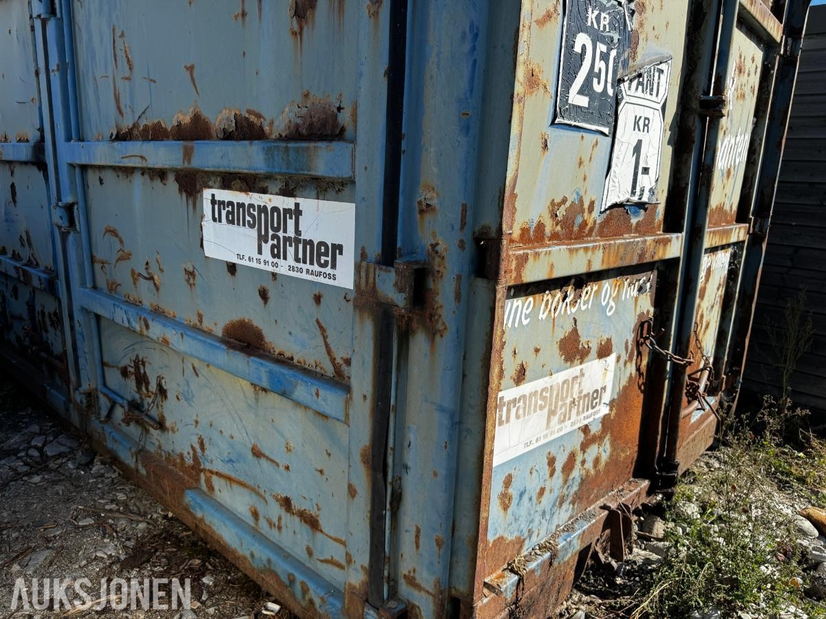 Krokcontainer med sideåpning 7,5 meter
