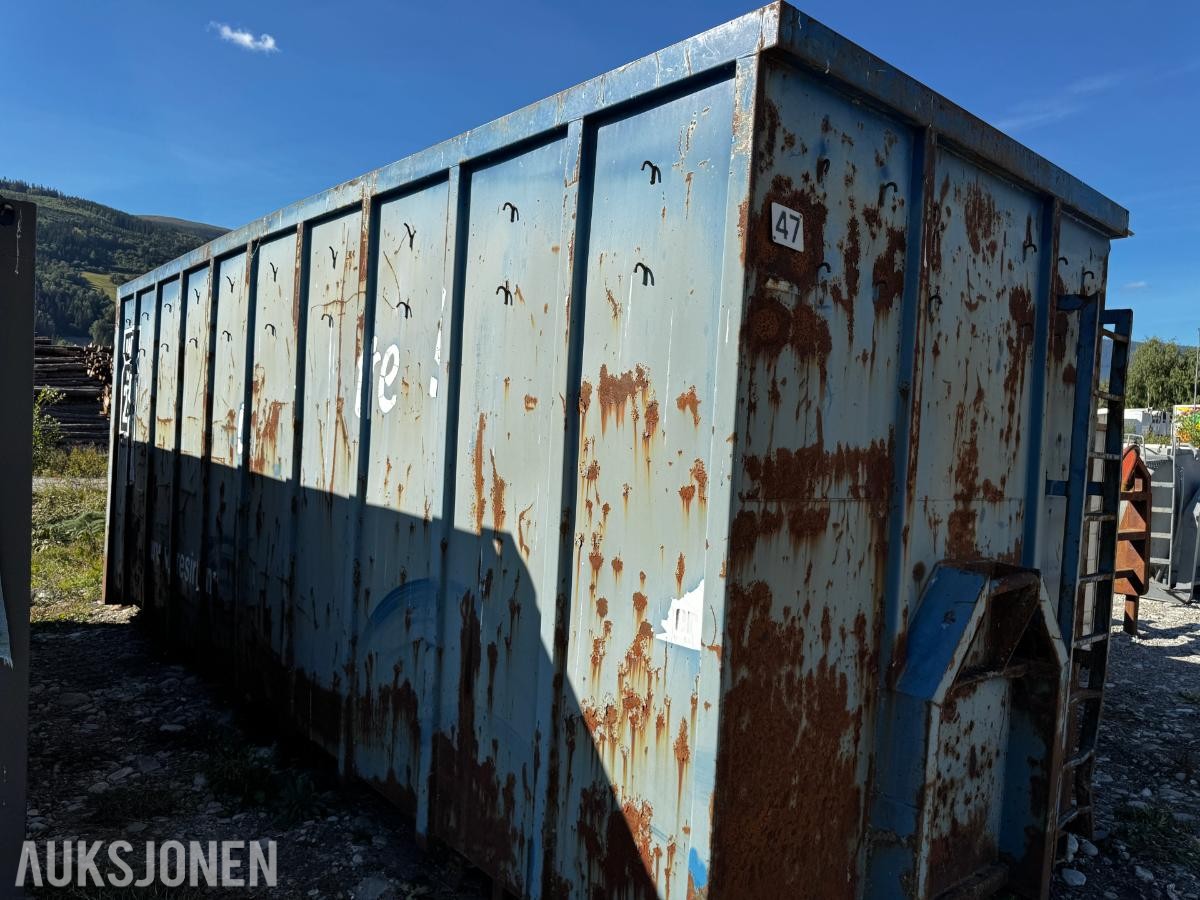 Krokcontainer med sideåpning 7,5 meter