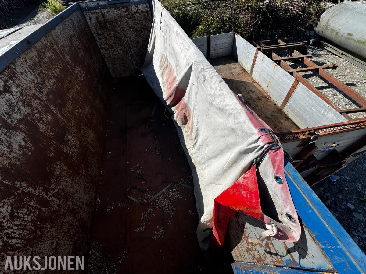 Krokcontainer med sideåpning 7,5 meter