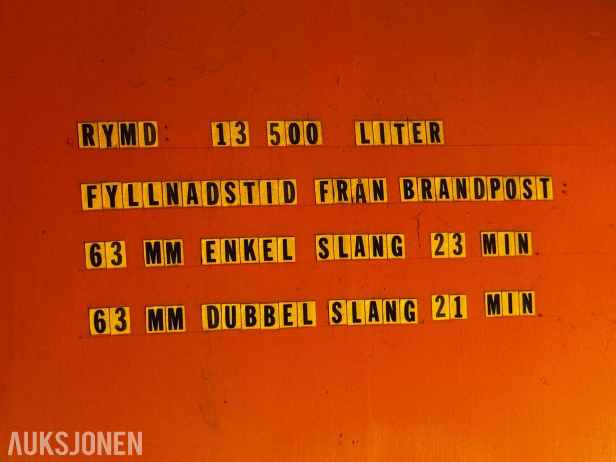 Krokløft tank 13500 liter