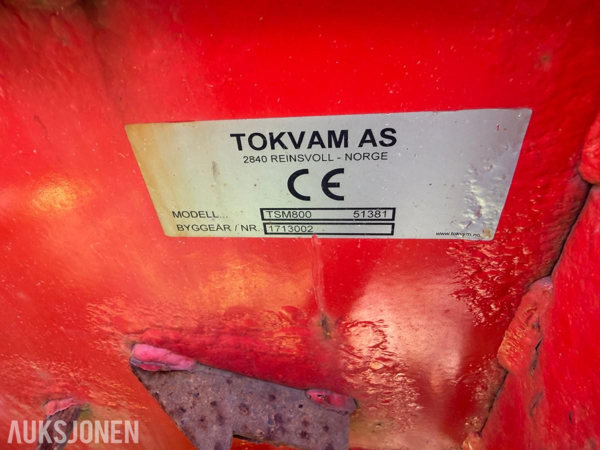 2013 Tokvam TSM 800 tallerkenspreder
