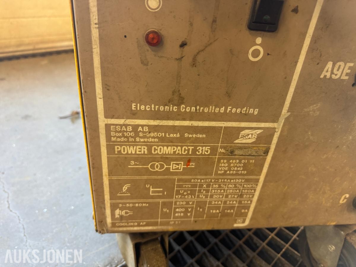 ESAB Power Compact 315 ECF sveiseapparat