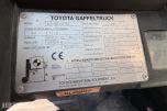 2016 Toyota Tonero 30 Gaffeltruck, 3 000 kg løftekapasitet, sideforskyver