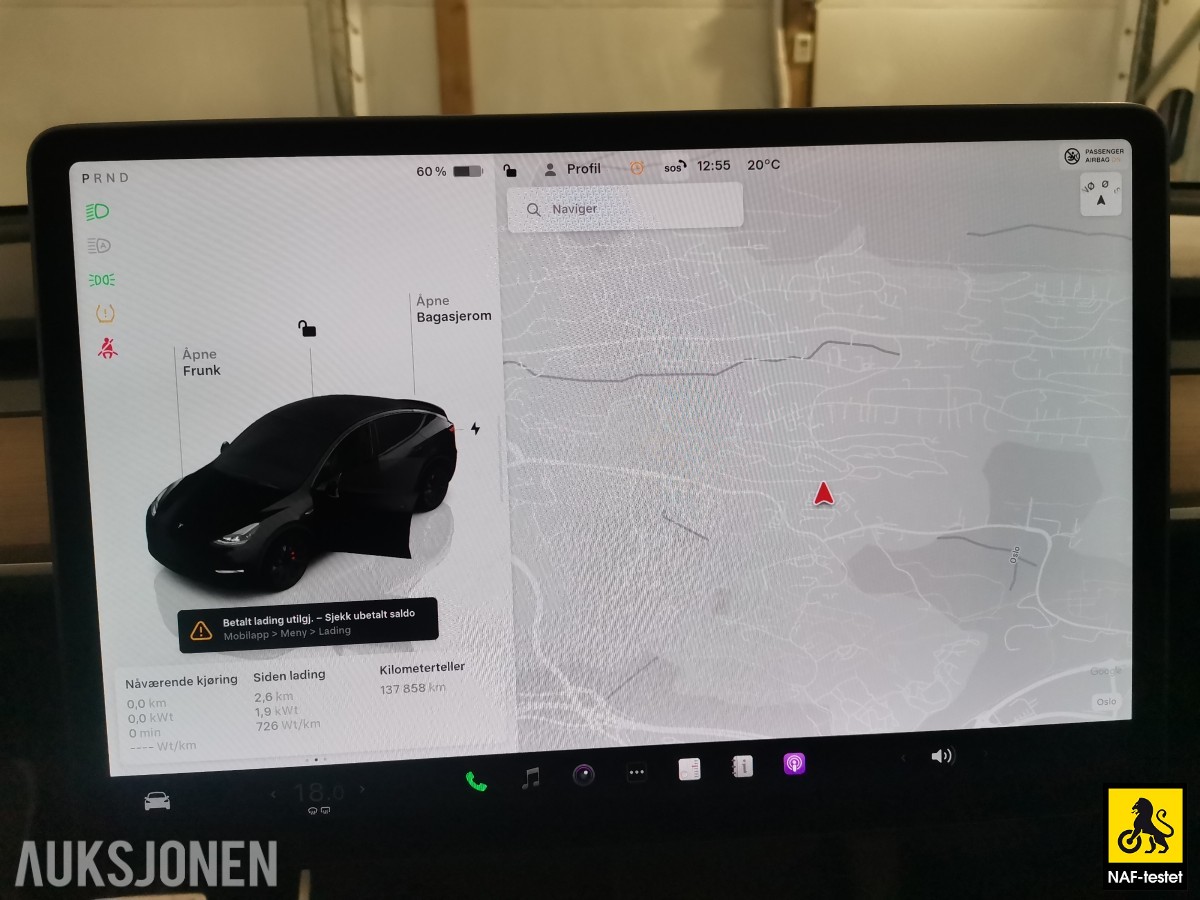 2022 TESLA MODEL Y PERFORMANCE AWD 534 HK ACC AUTOPILOT PANO KAMERA PREMIUM LYD VARMEPUMPE