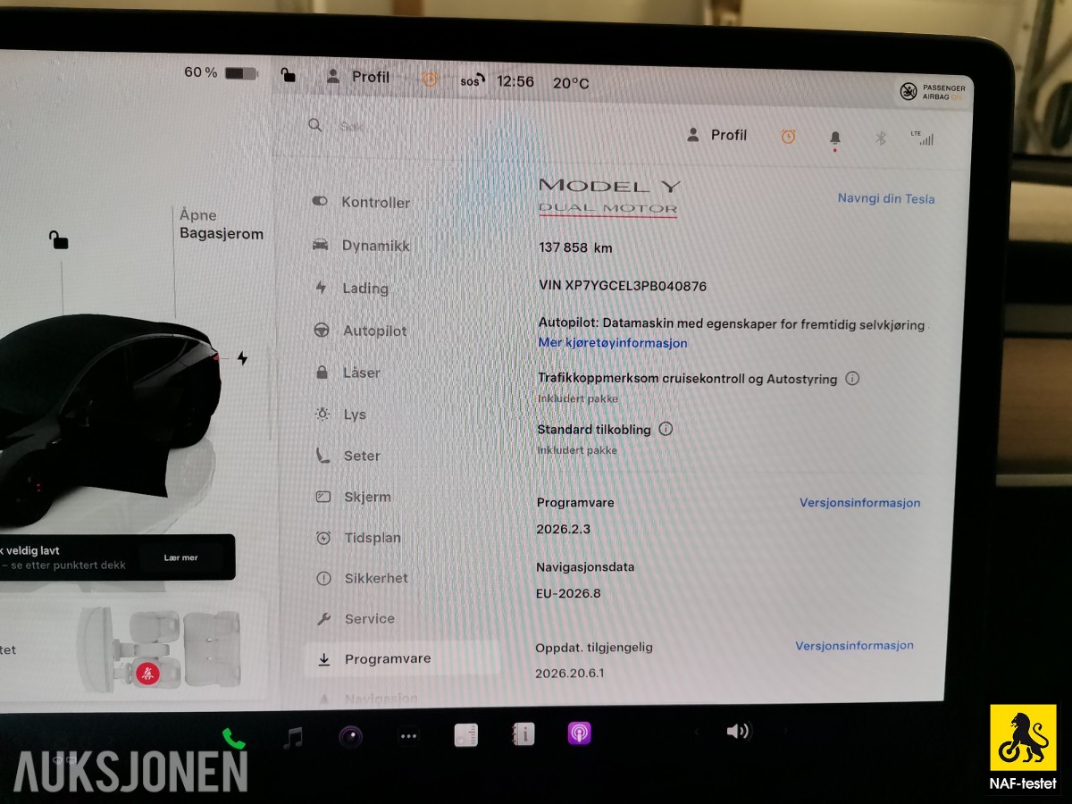 2022 TESLA MODEL Y PERFORMANCE AWD 534 HK ACC AUTOPILOT PANO KAMERA PREMIUM LYD VARMEPUMPE