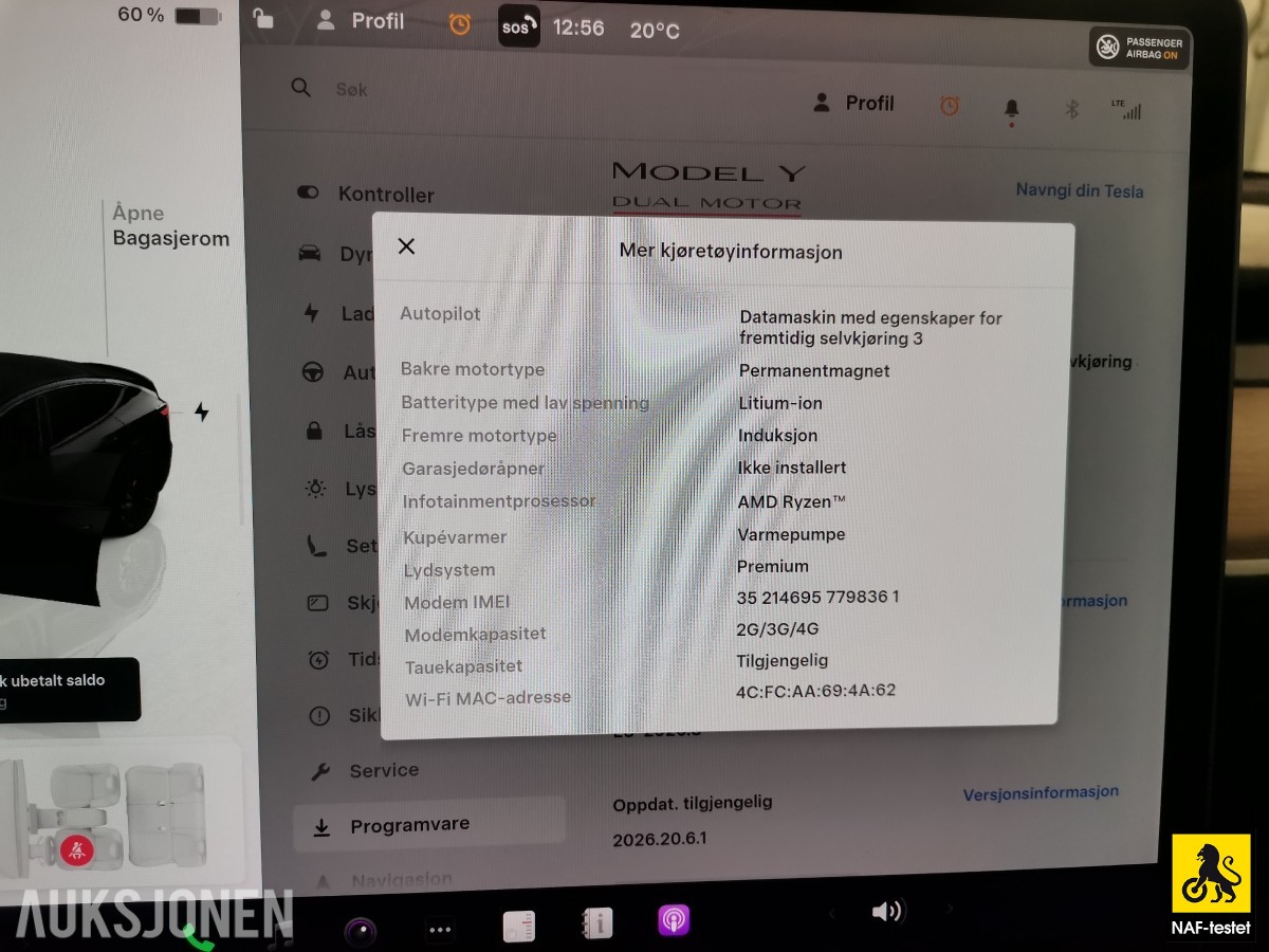 2022 TESLA MODEL Y PERFORMANCE AWD 534 HK ACC AUTOPILOT PANO KAMERA PREMIUM LYD VARMEPUMPE