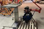 Verkstedpakke med Luna båndsag, Ridgid rørbøyer, båndsliper og arbeidsbord