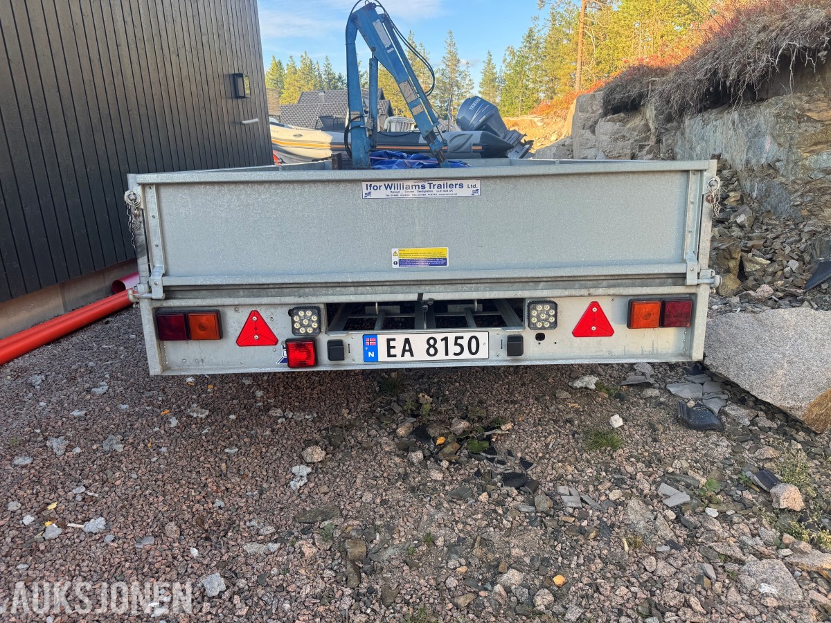 2021 Ifor Williams LM146 med HMF kran