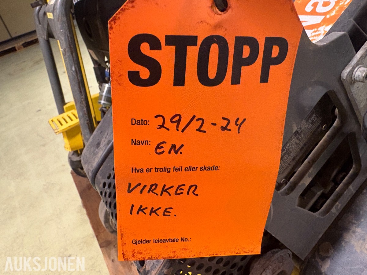 Wacker Neuson Diesel vibroplater