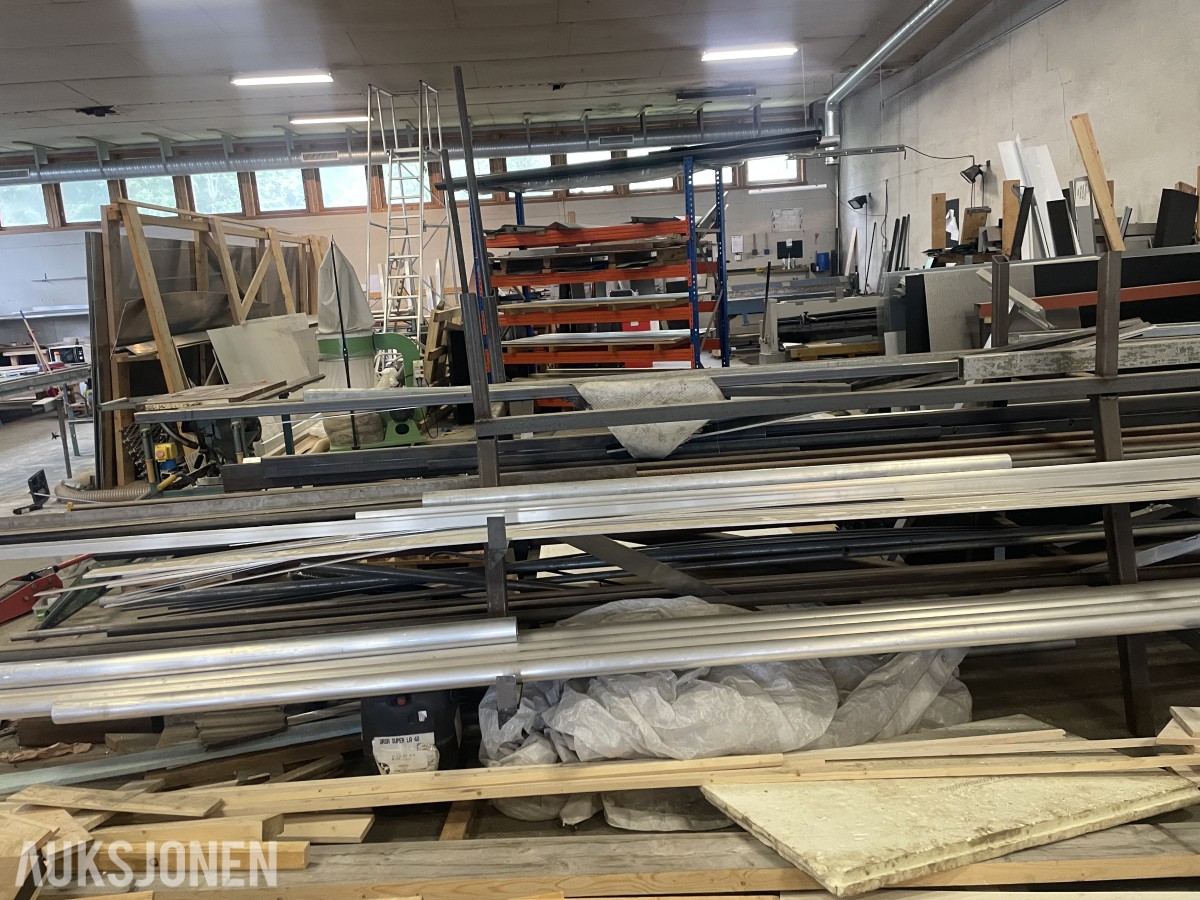 Diverse stål / aluminium Diverse dimensjoner