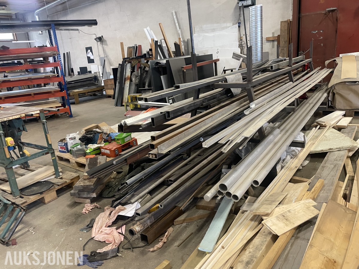Diverse stål / aluminium Diverse dimensjoner