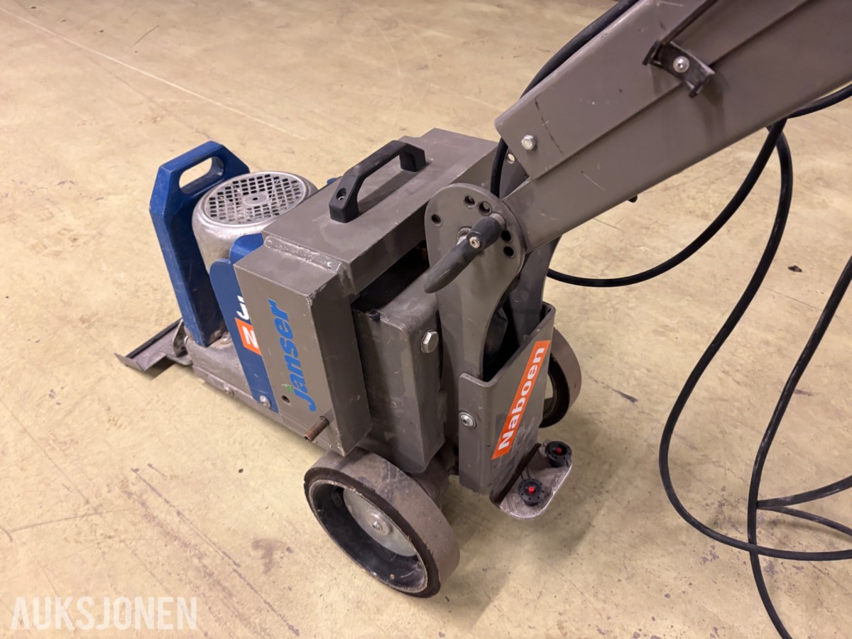 Janser Master Mobil III hydraulisk teppe- og gulvbeleggfjerner
