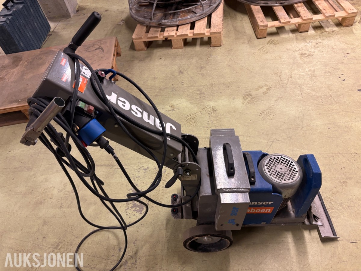 Janser Master Mobil III hydraulisk teppe- og gulvbeleggfjerner