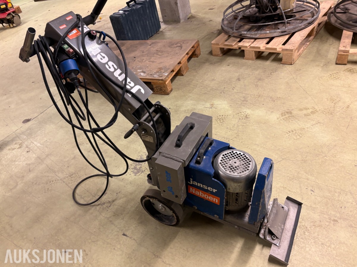 Janser Master Mobil III hydraulisk teppe- og gulvbeleggfjerner