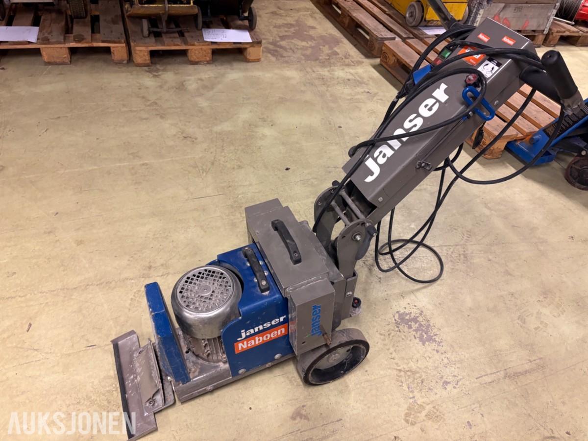 Janser Master Mobil III hydraulisk teppe- og gulvbeleggfjerner