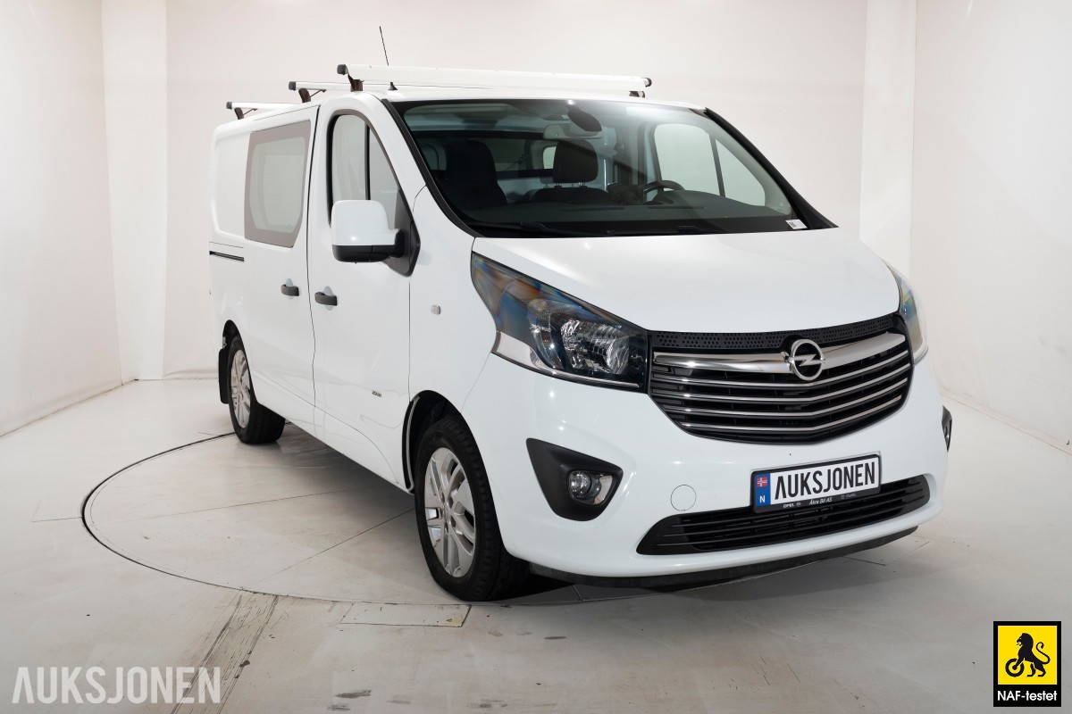 2018 Opel VIVARO 1.6 D 125HK HENGERFESTE NAVI CRUISE SKYVEDØRER
