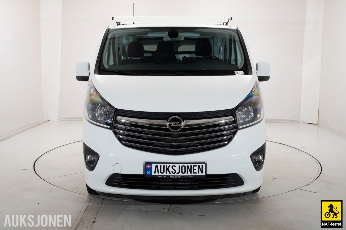 2018 Opel VIVARO 1.6 D 125HK HENGERFESTE NAVI CRUISE SKYVEDØRER