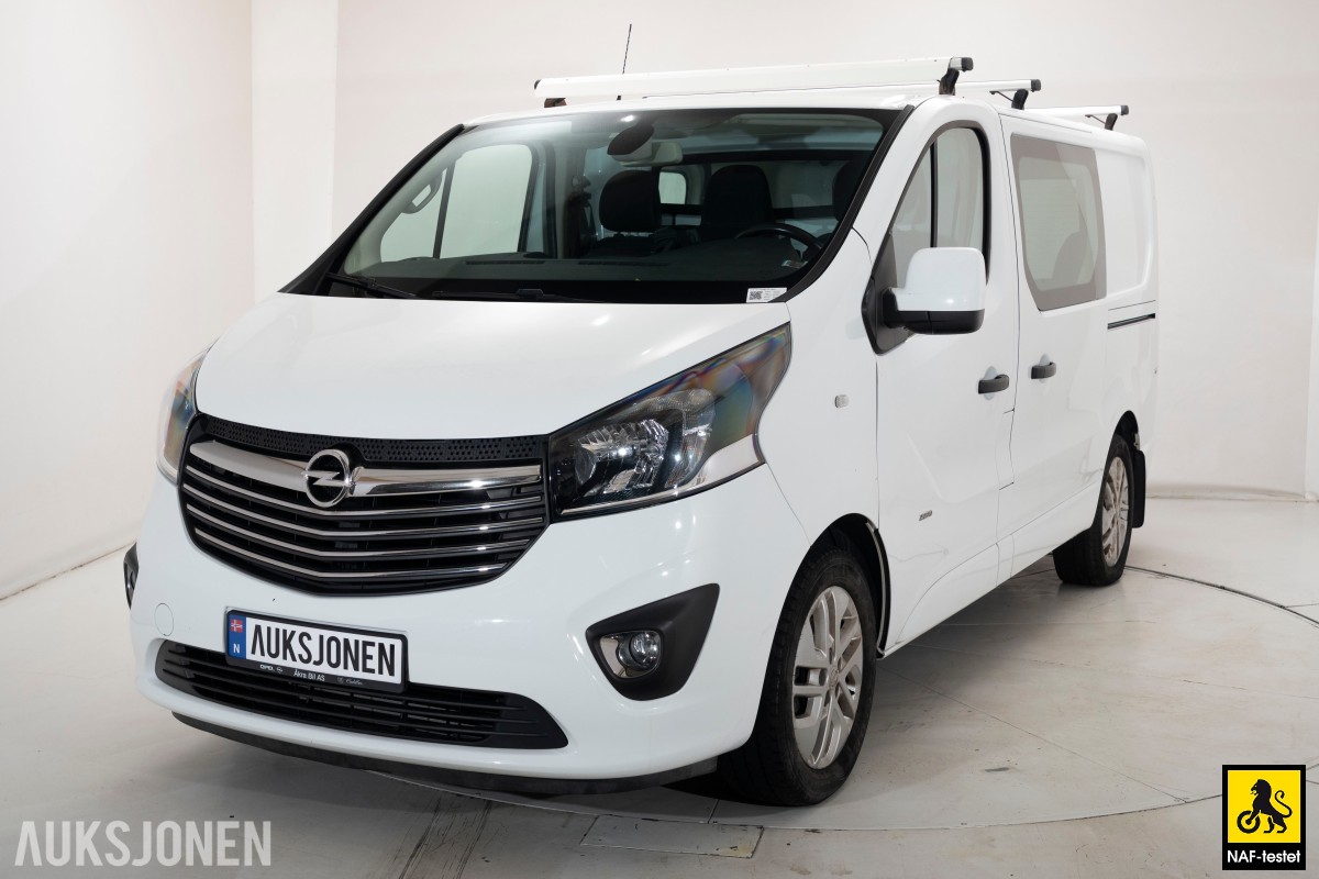2018 Opel VIVARO 1.6 D 125HK HENGERFESTE NAVI CRUISE SKYVEDØRER