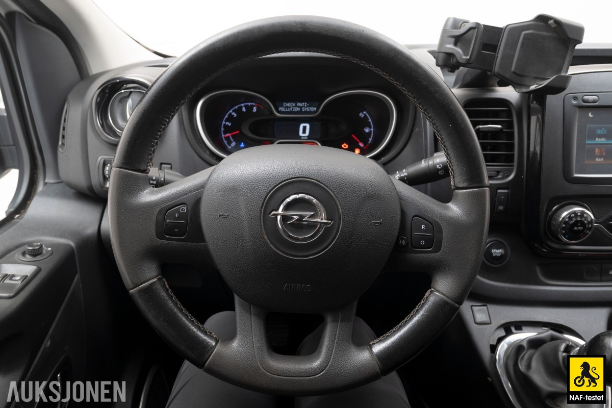 2018 Opel VIVARO 1.6 D 125HK HENGERFESTE NAVI CRUISE SKYVEDØRER